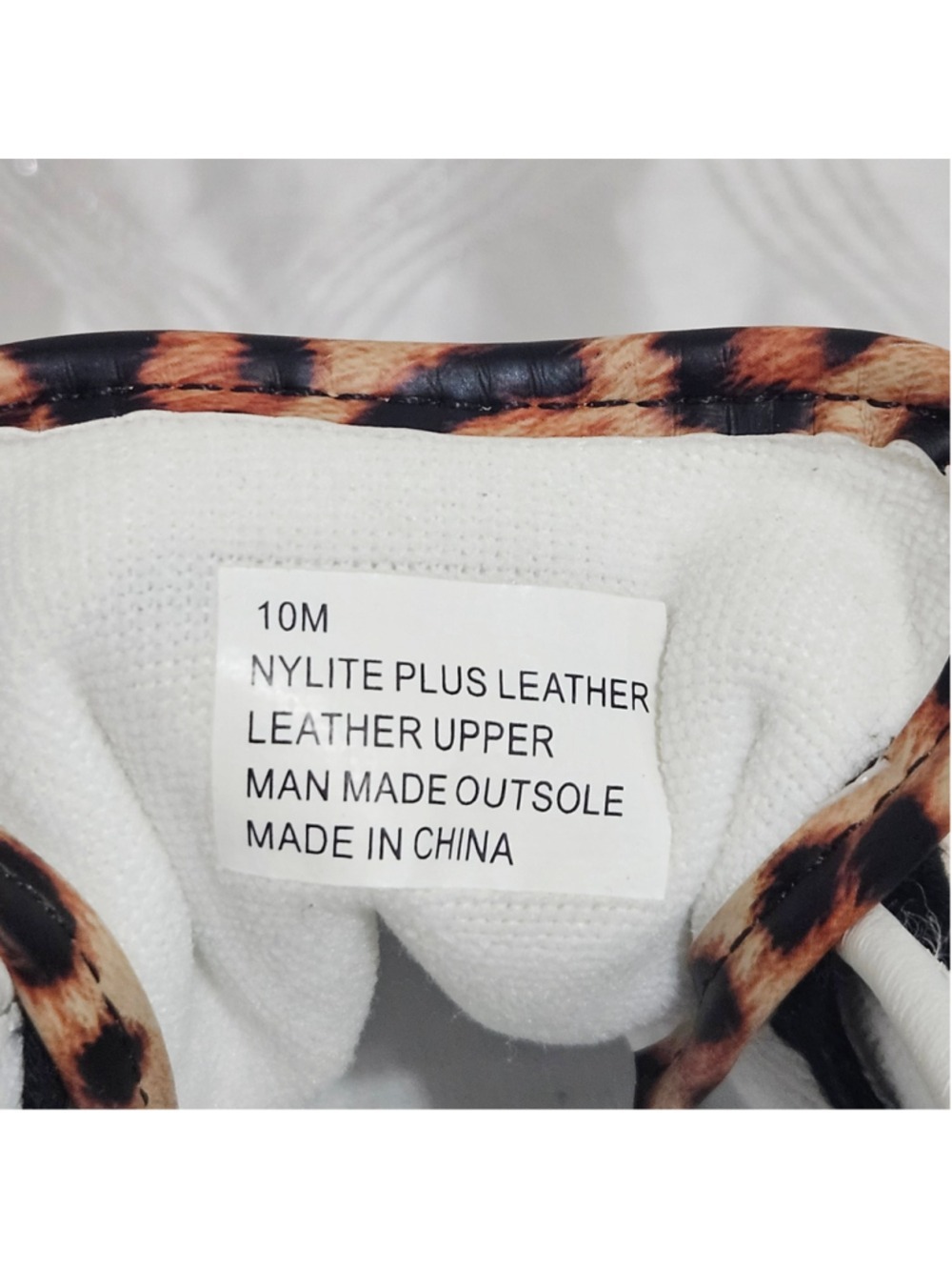 Women's Tretorn Sneakers White and Leopard Print - Picture 8 of 10